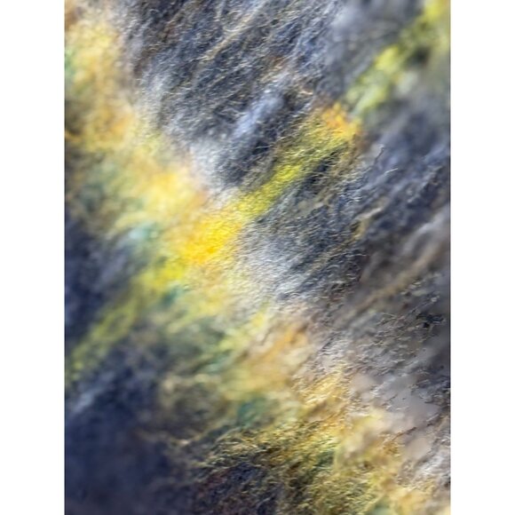 Urban Outfitters Plaid Mini Skirt XS Blue Yellow Preppy Academia Wool Blend - Picture 8 of 8